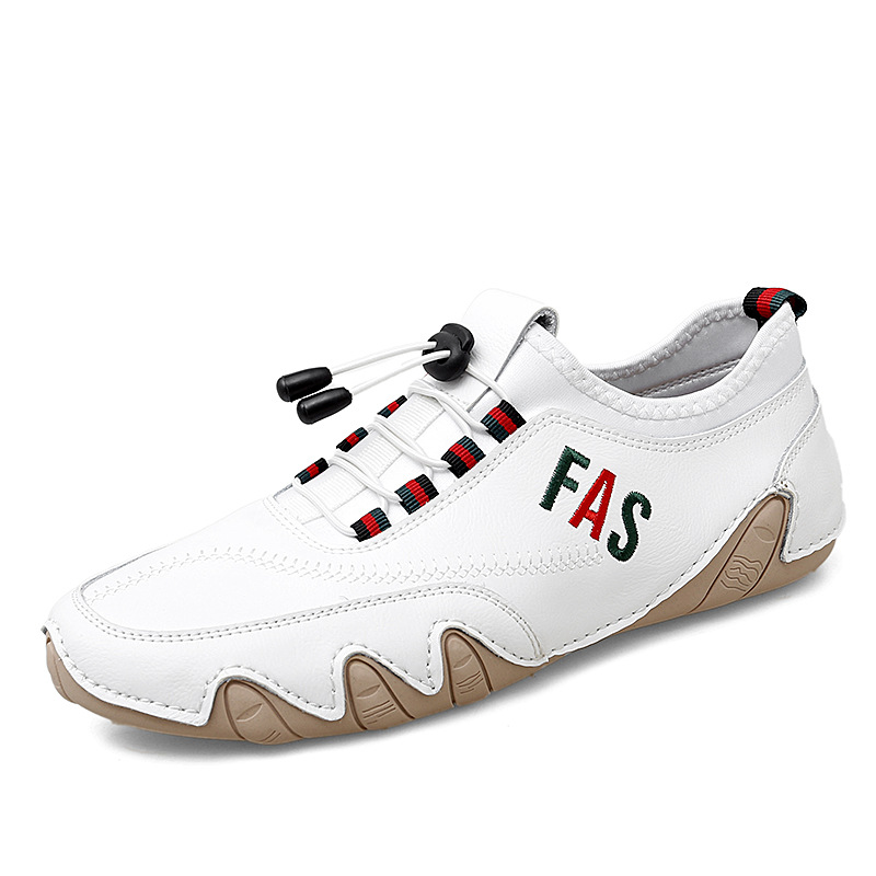 men low white shoes
